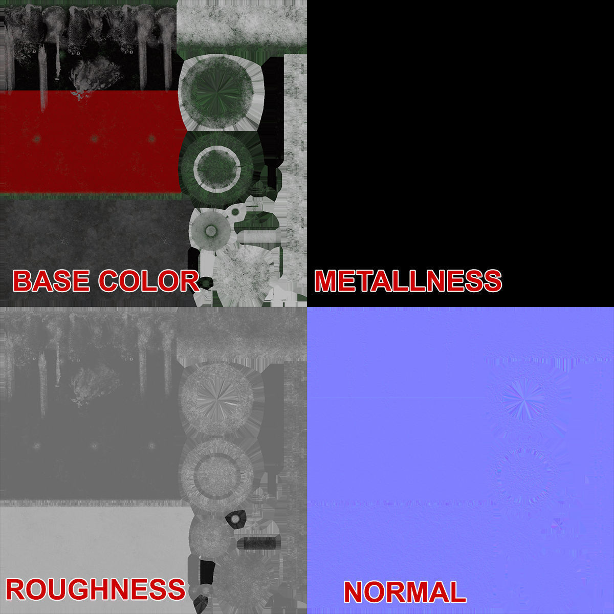 Light House Pinhatten Low-poly 3D model_13