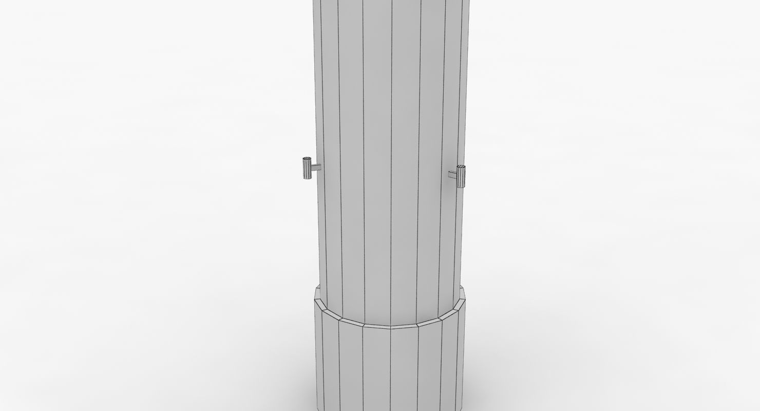 Light House Pinhatten Low-poly 3D model_9