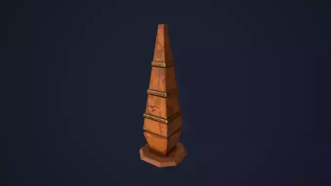 Obelisk 3 wooden