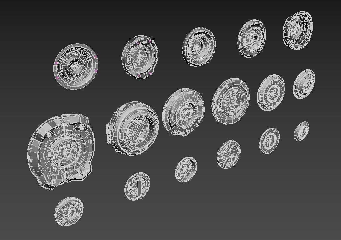 17 Caps SUBD 3D model_20