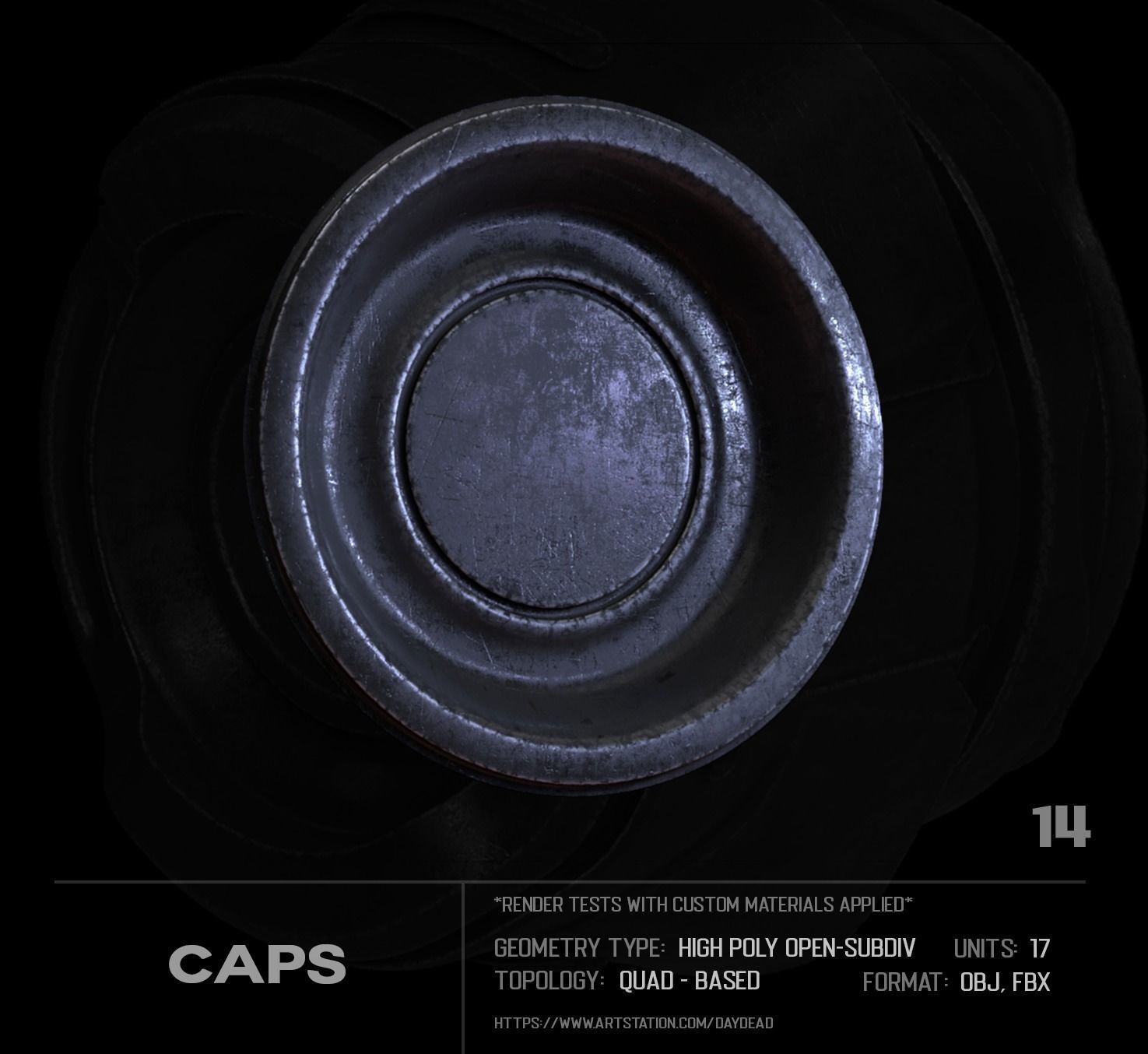 17 Caps SUBD 3D model_15