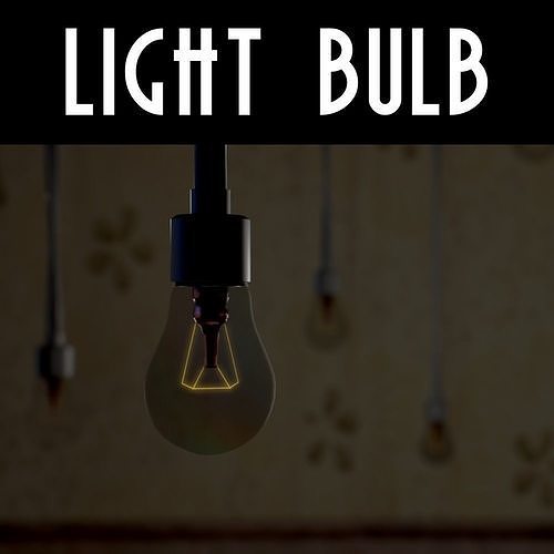 Light Bulb Free low-poly 3D model