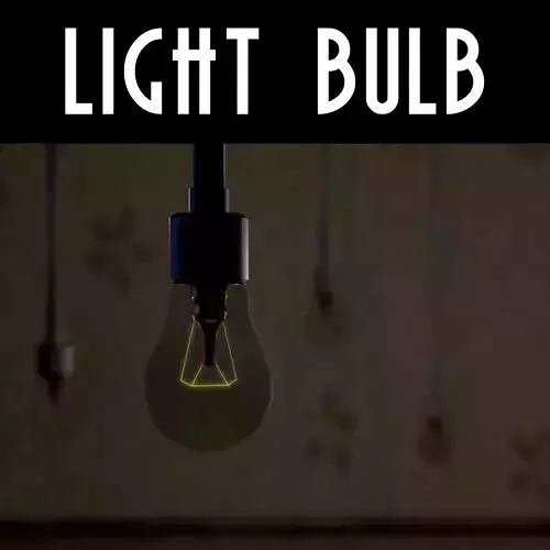 Light Bulb Free low-poly 3D model