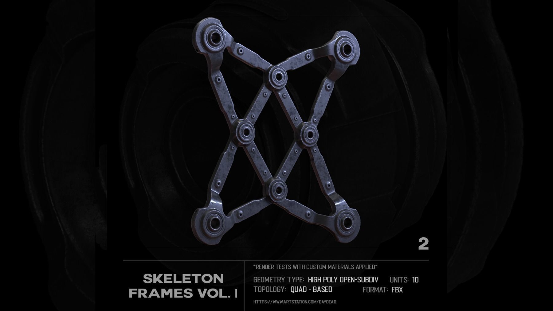 10 Skeleton frames Vol I SUBD 3D model | CGTrader
