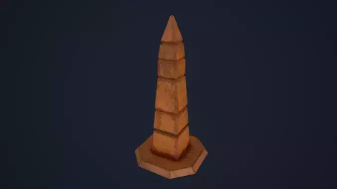 Obelisk 1 wooden pole