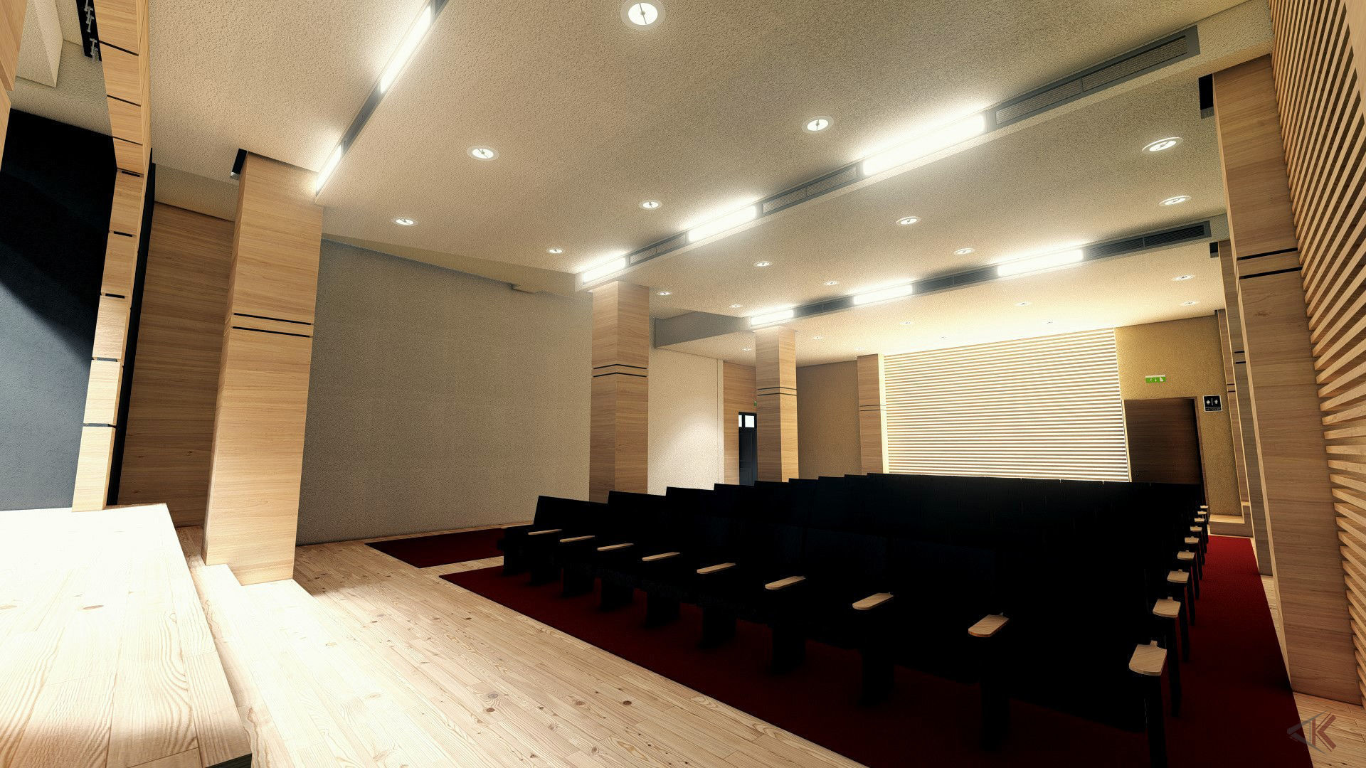 Modern amphitheatre in Greece 3D model_3