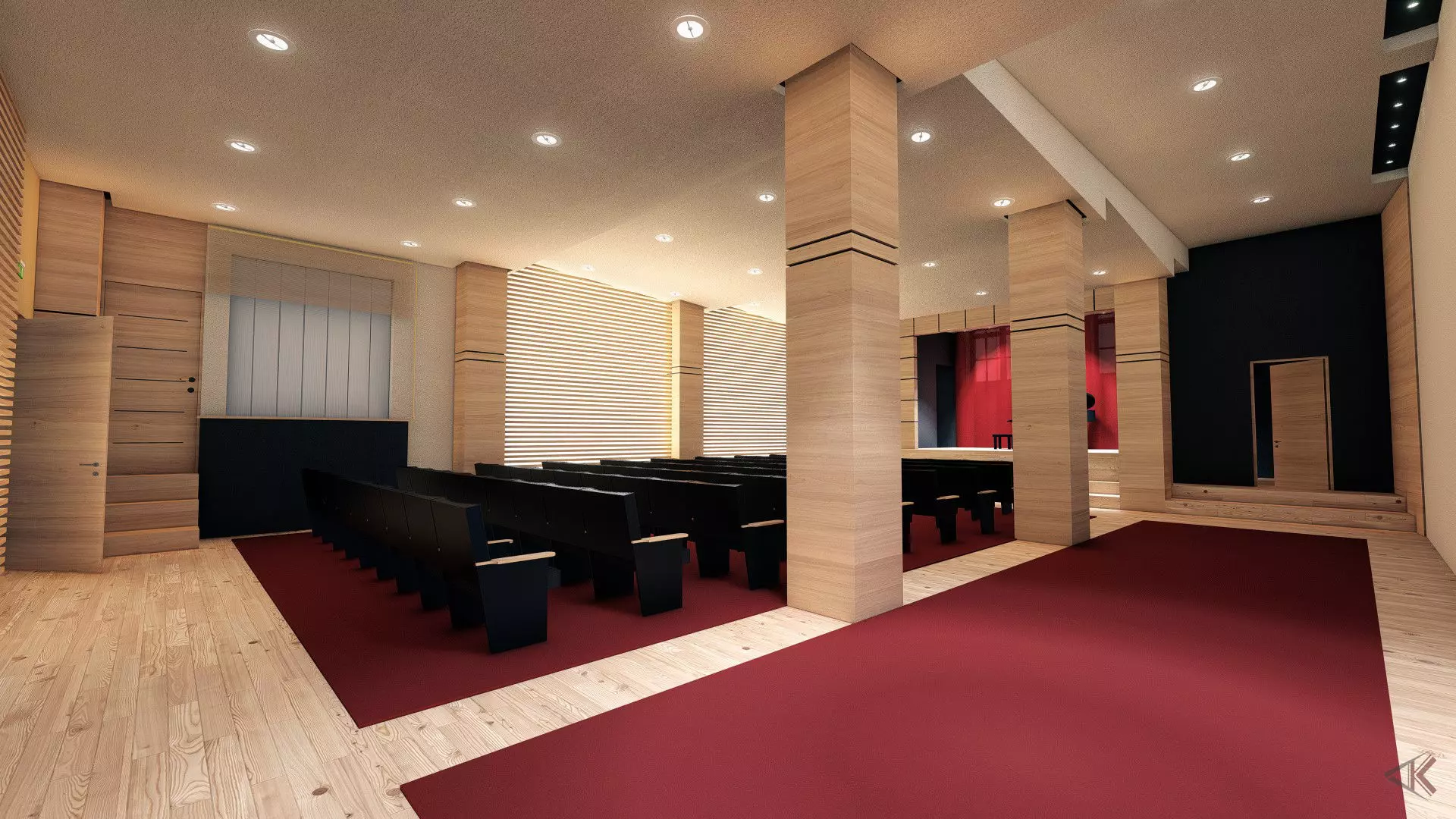 Modern amphitheatre in Greece 3D model_0