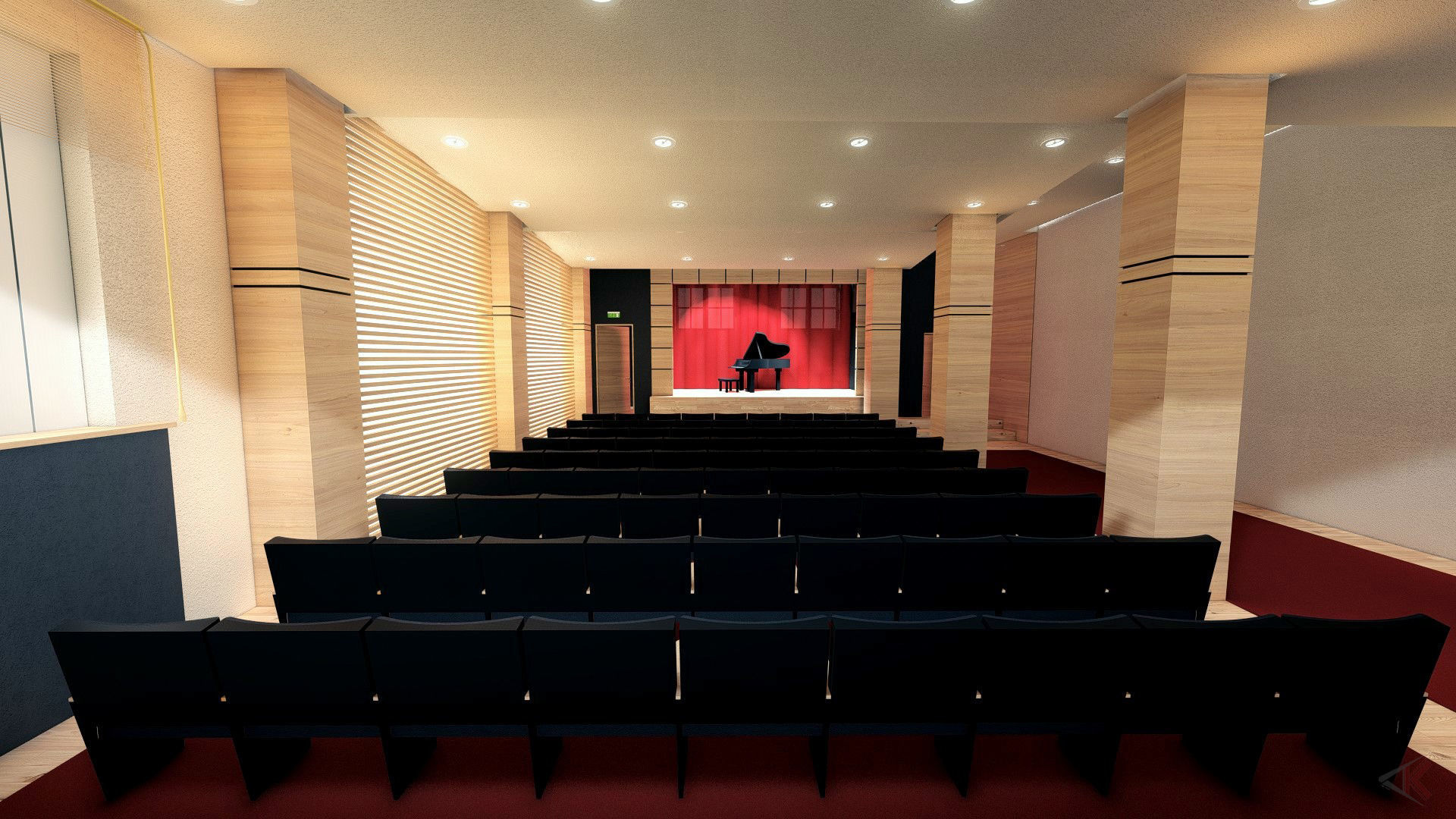 Modern amphitheatre in Greece 3D model_5