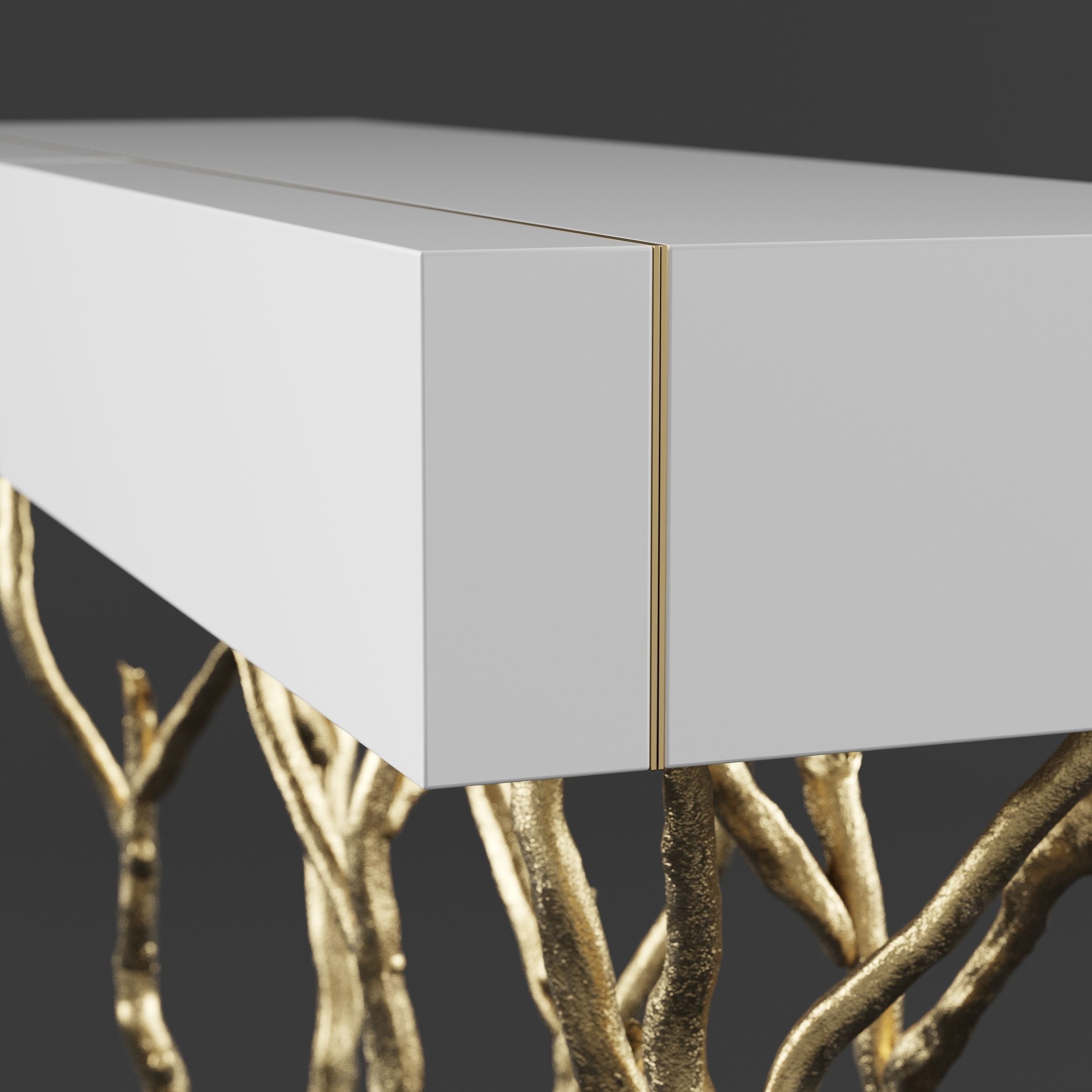 Ginger Jagger Fig Tree Console 3D model_3