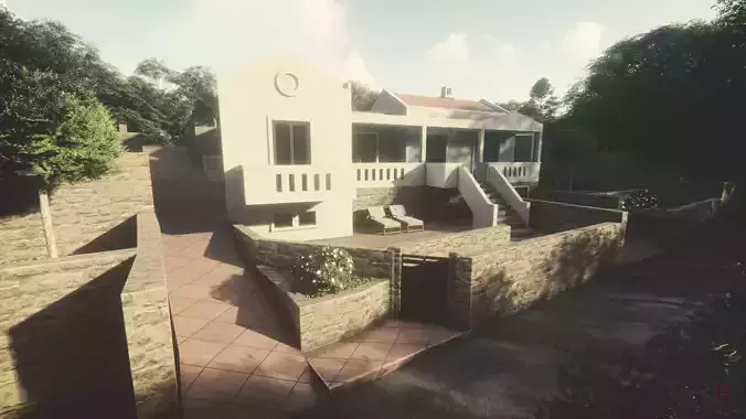 Modern villa in Greece