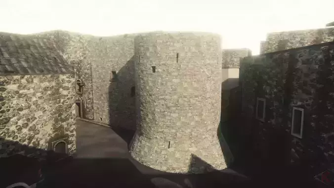 Medieval dwelling restoration in Greece  3D model