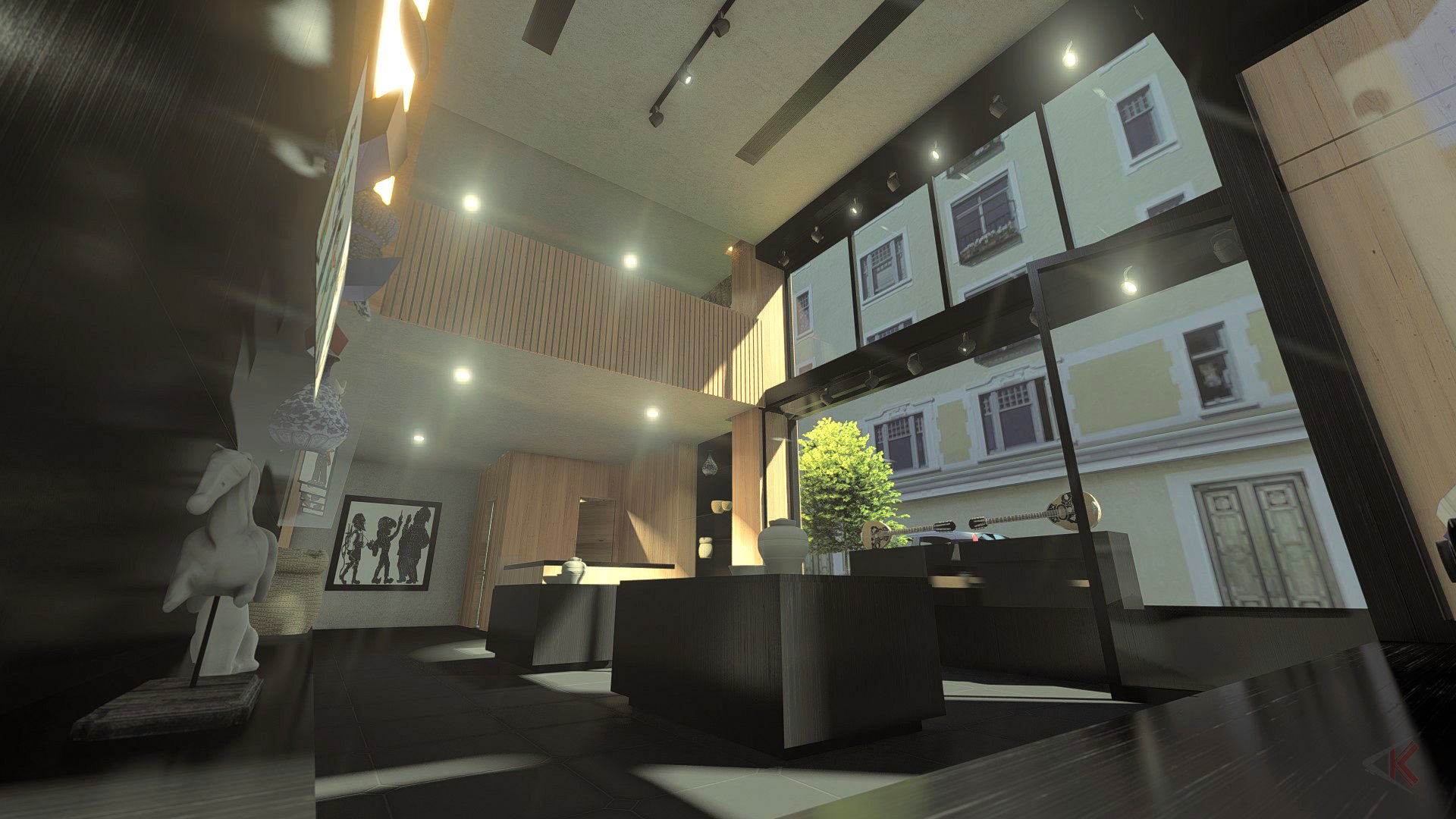 Retail Shop in Athens Greece 3D model_4