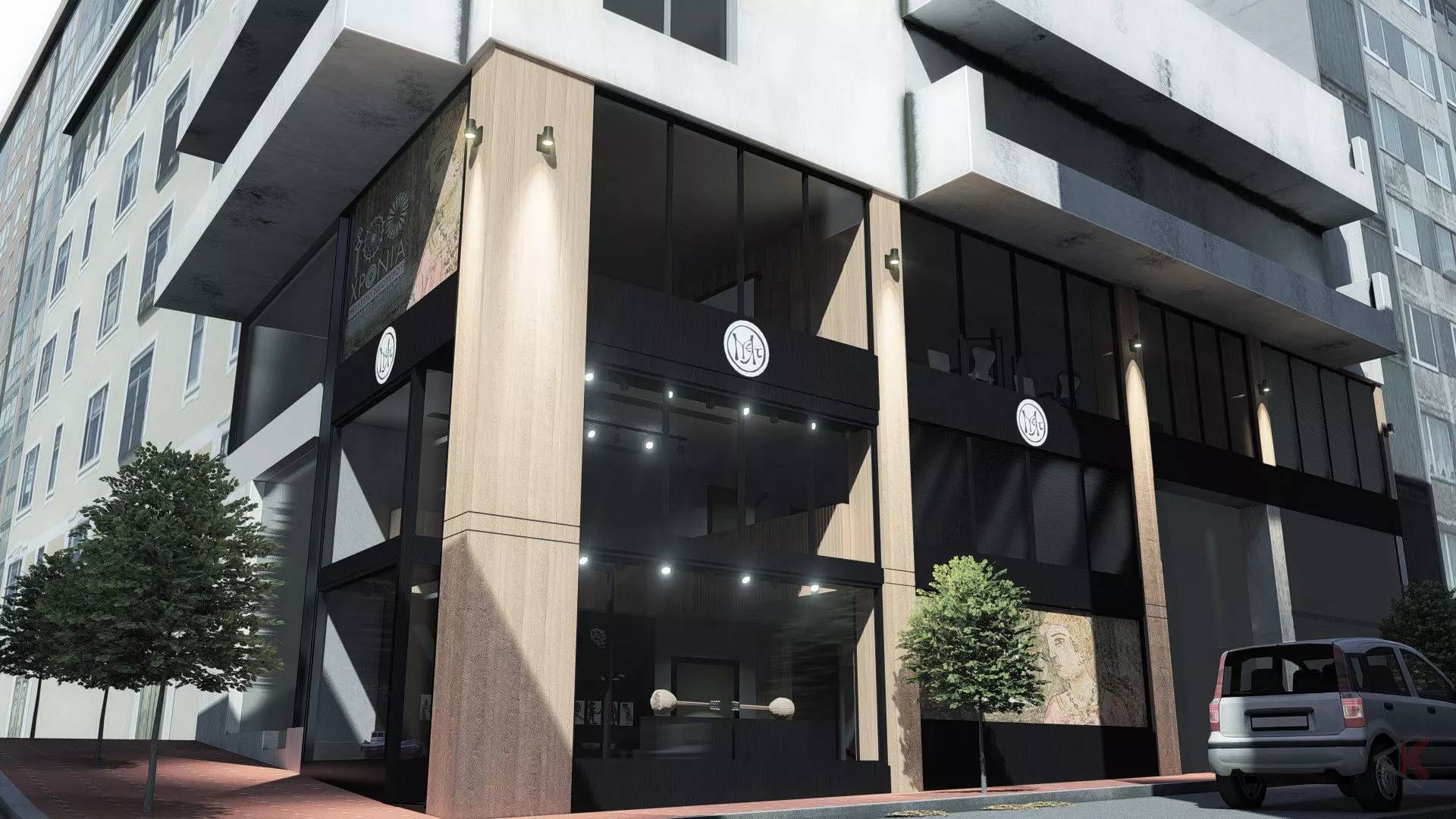 Retail Shop in Athens Greece 3D model_0