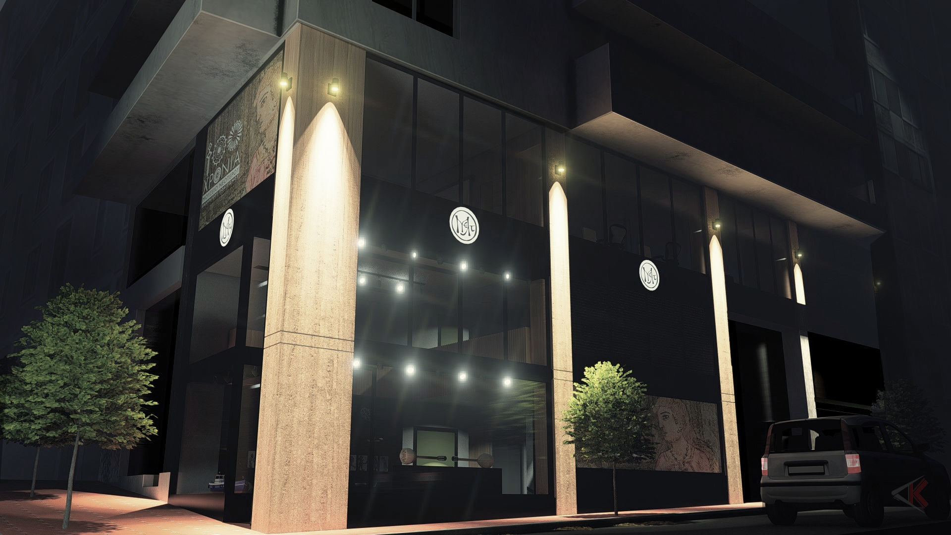 Retail Shop in Athens Greece 3D model_6