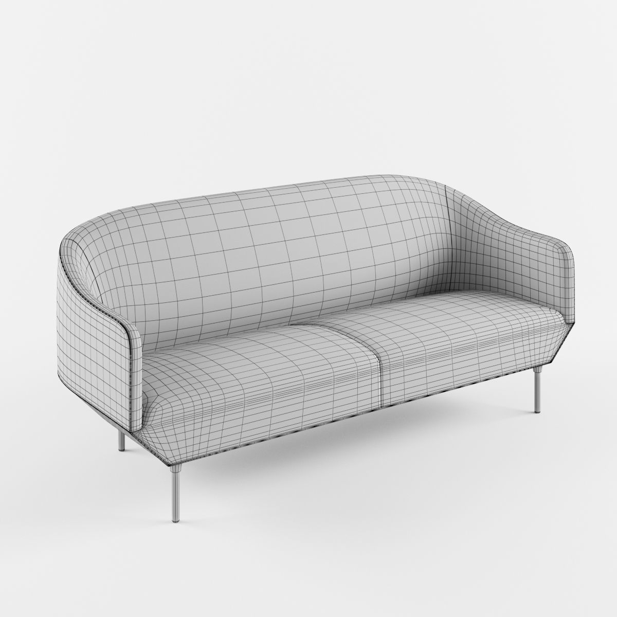 Won Bale Sofa 3D model_4