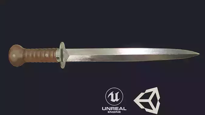 Dutch WWI M-1915 Stormdolk Knife-Sample