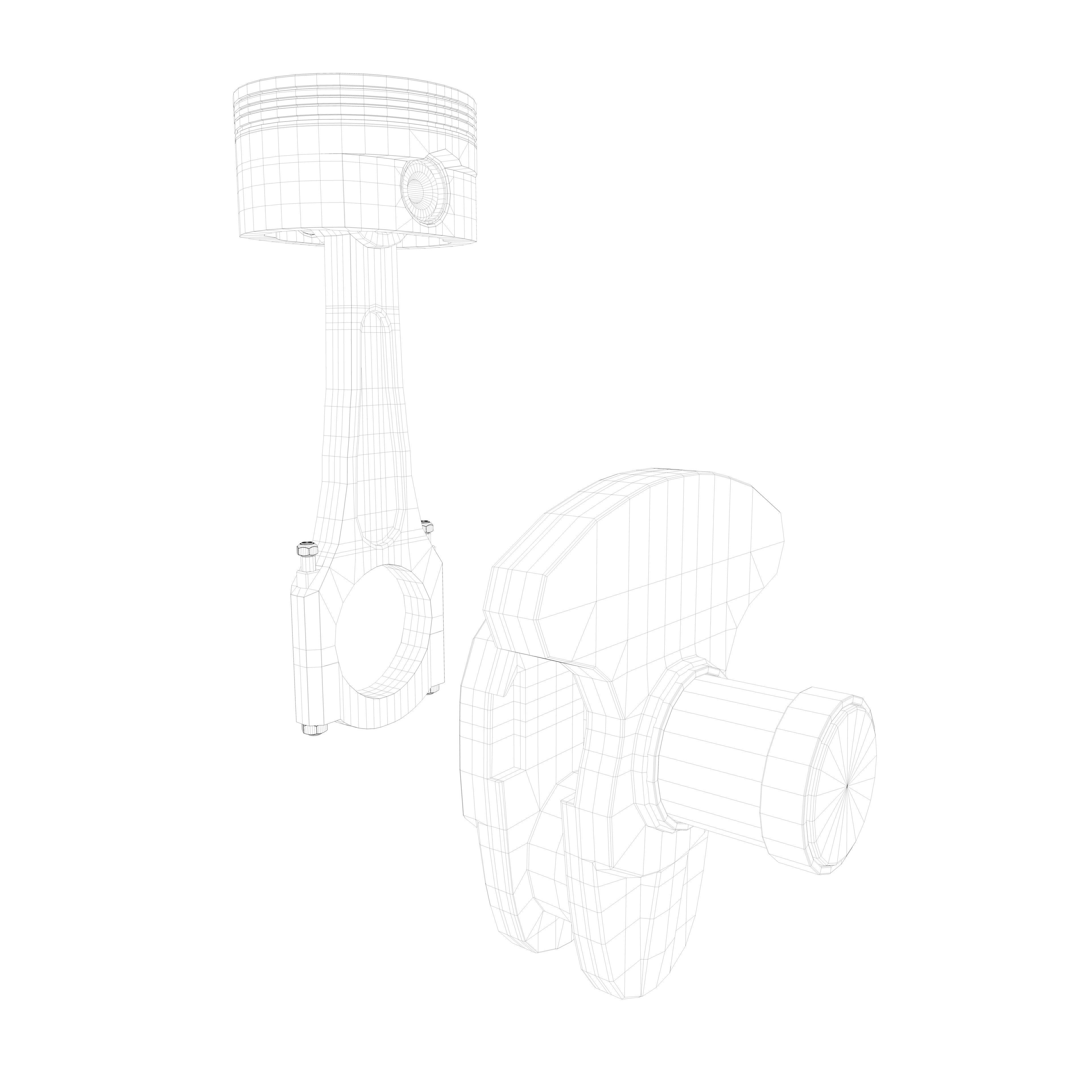 piston and crankshaft 3D model_9