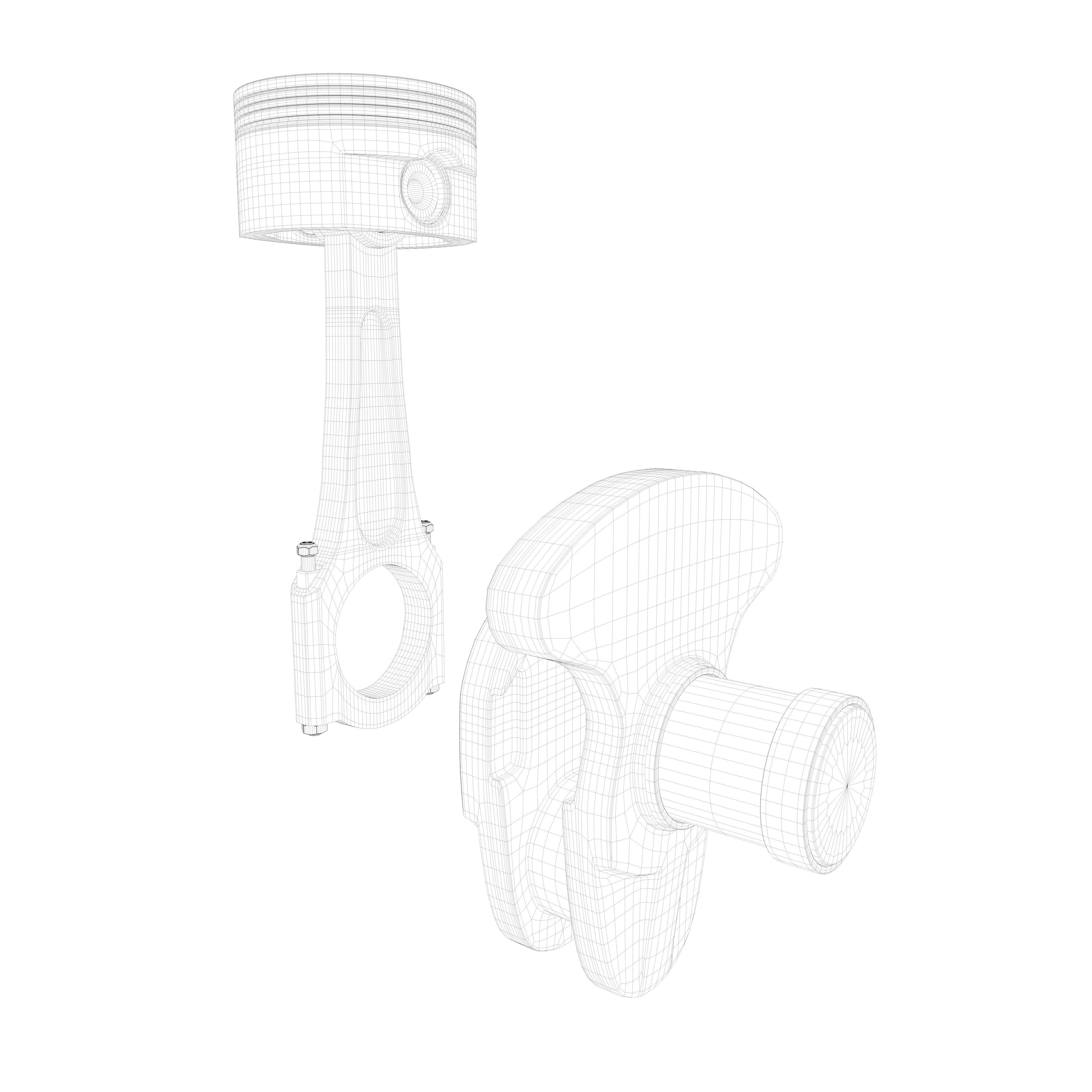 piston and crankshaft 3D model_10