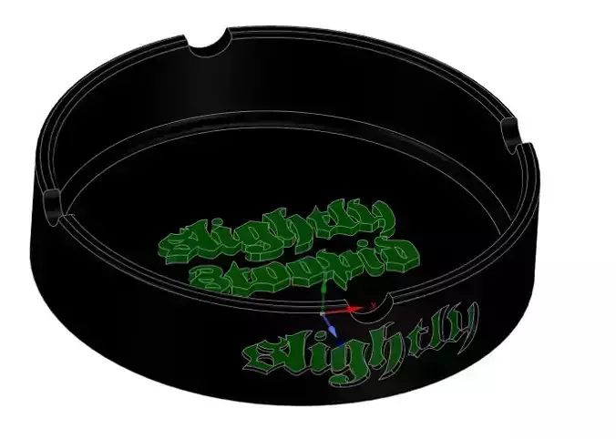 Slightly Stoopid Ashtray Free 3D print model