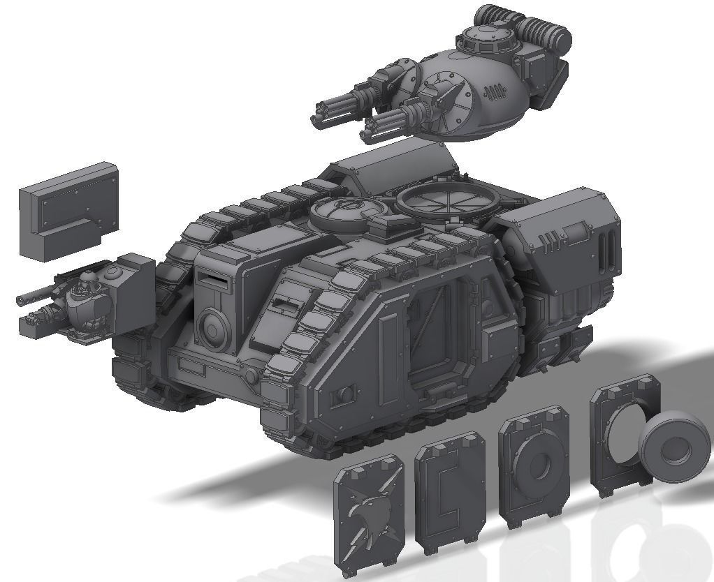 Tempest Knights -  Rapid Assault Bulk Imperil Transport - RABIT 3D print model_5