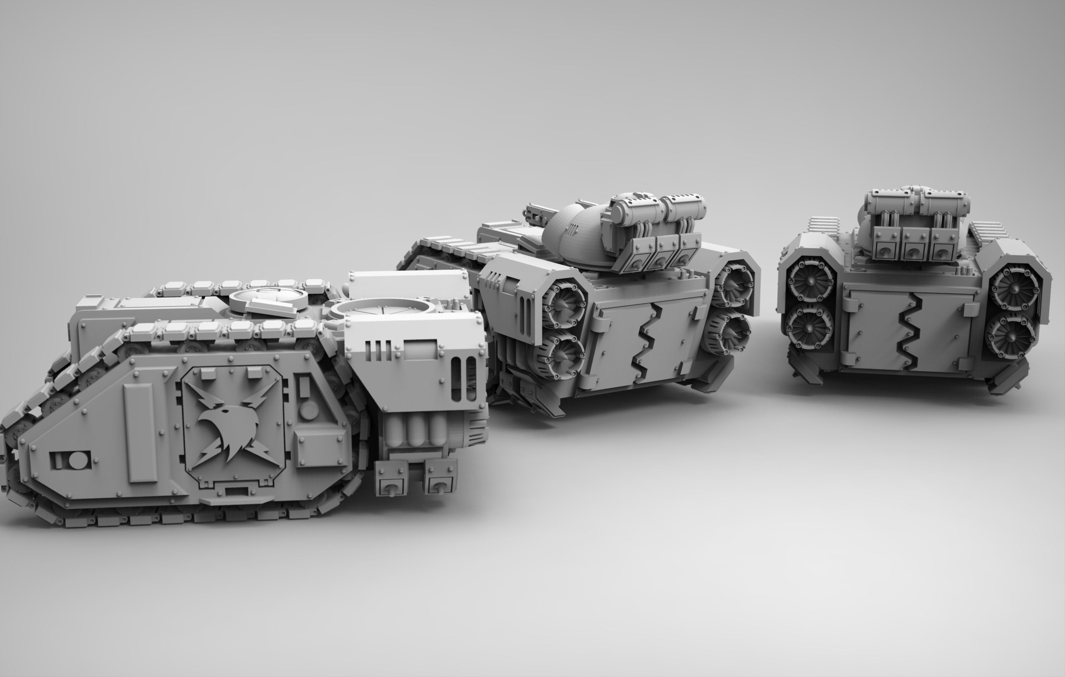 Tempest Knights -  Rapid Assault Bulk Imperil Transport - RABIT 3D print model_2