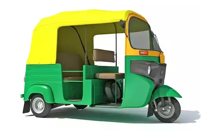 Auto Rickshaw Bajaj TukTuk 3D model