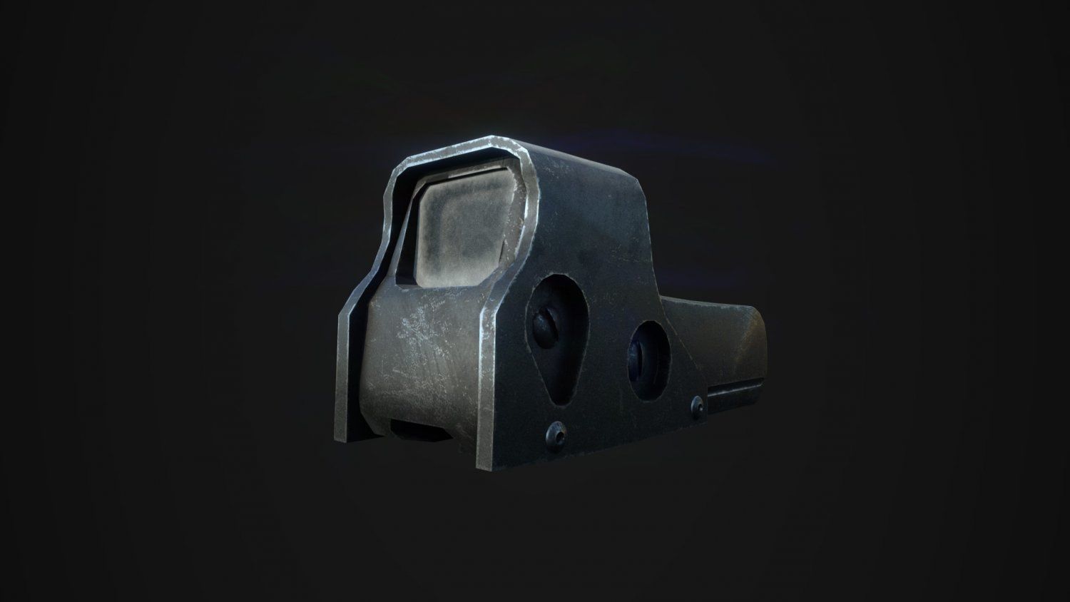 Tactical Sights Pack Low-poly 3D model_4