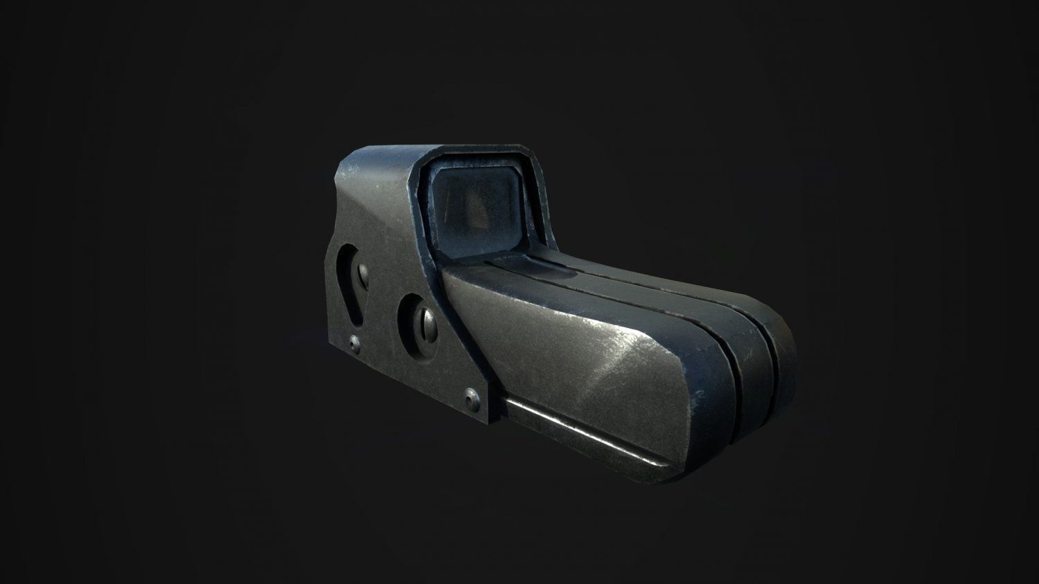 Tactical Sights Pack Low-poly 3D model_3