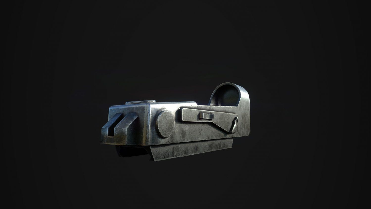 Tactical Sights Pack Low-poly 3D model_9