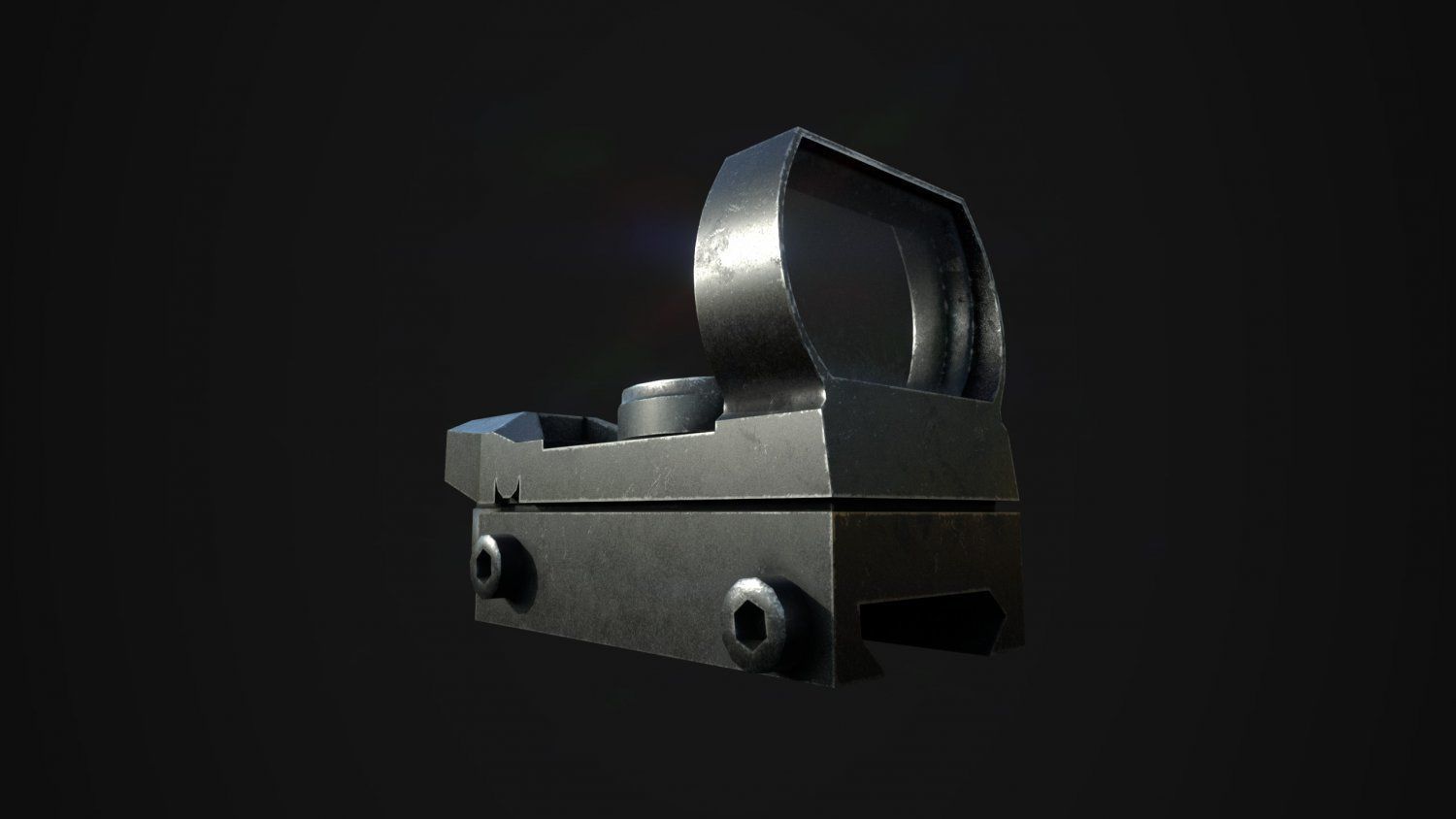 Tactical Sights Pack Low-poly 3D model_7