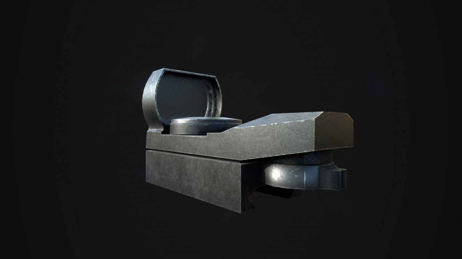 Tactical Sights Pack Low-poly 3D model_2