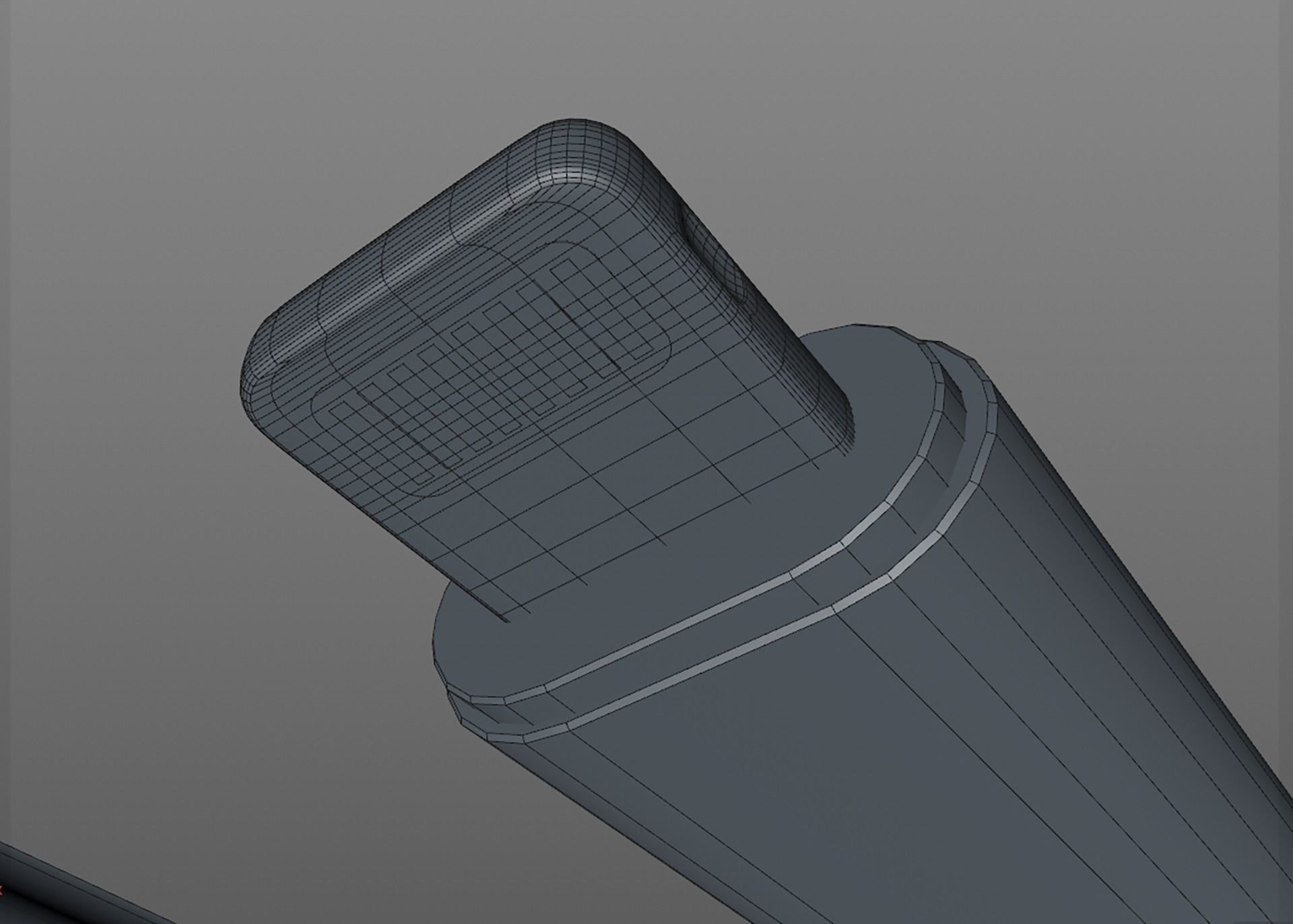 micro usb type c and lightning 3D model_6