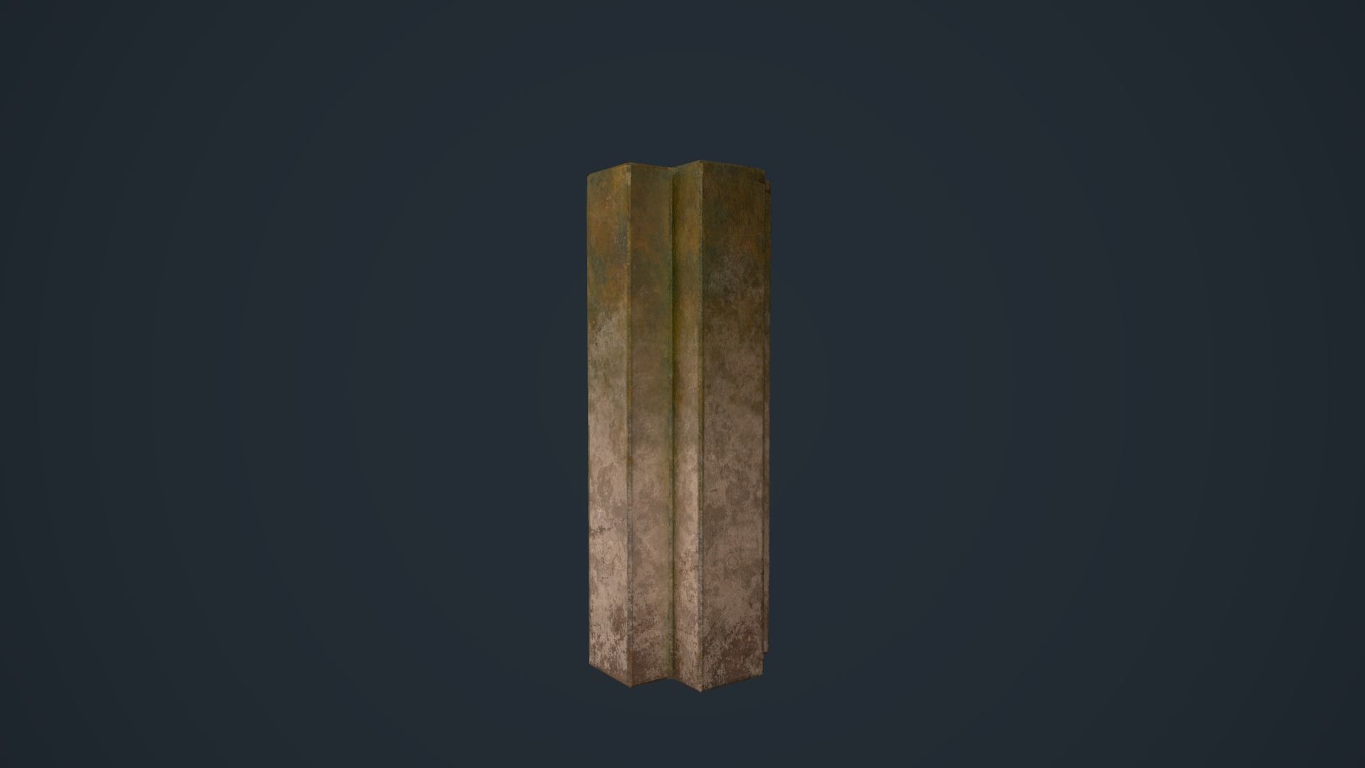 Ancient Pillars Low-poly 3D model_5