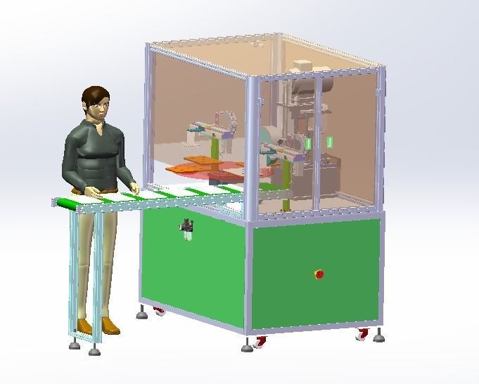 Tablet sander Low-poly 3D model_2