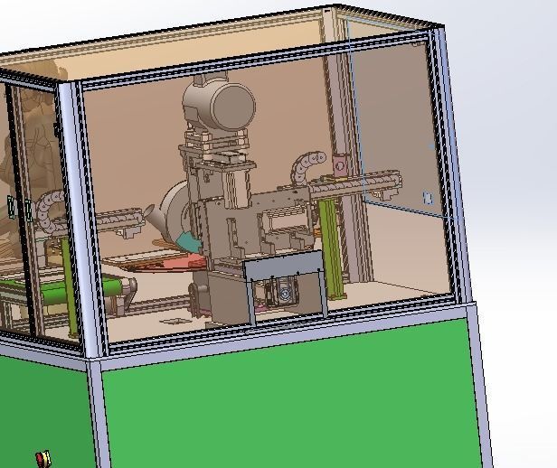 Tablet sander Low-poly 3D model_7