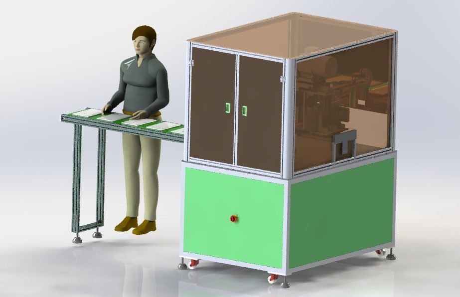 Tablet sander Low-poly 3D model_9