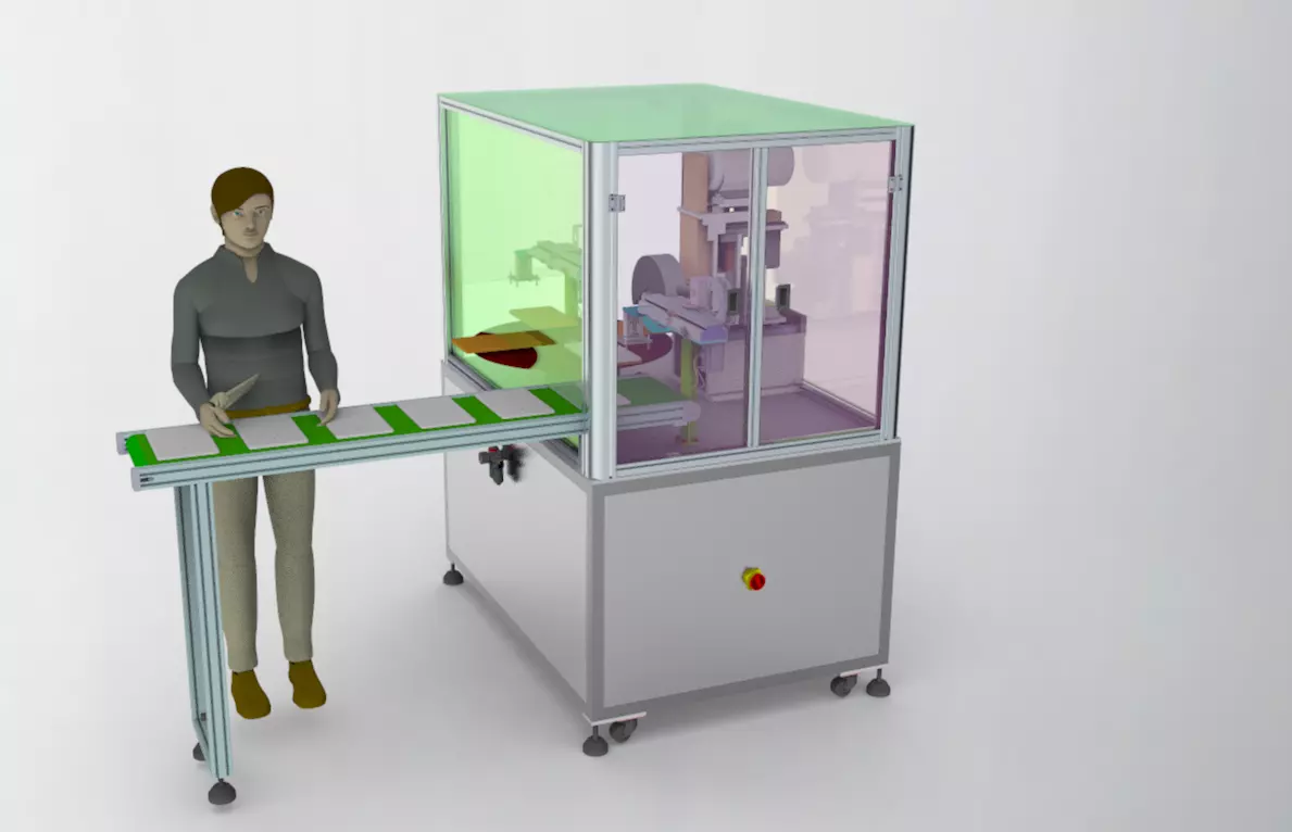 Tablet sander Low-poly 3D model_0