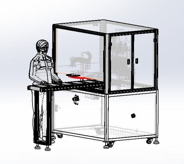 Tablet sander Low-poly 3D model_12
