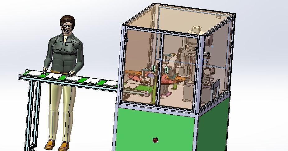 Tablet sander Low-poly 3D model_8