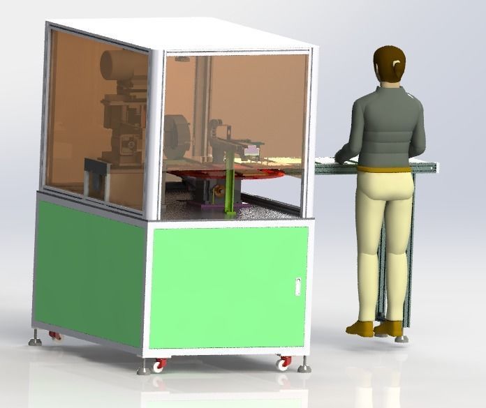 Tablet sander Low-poly 3D model_10