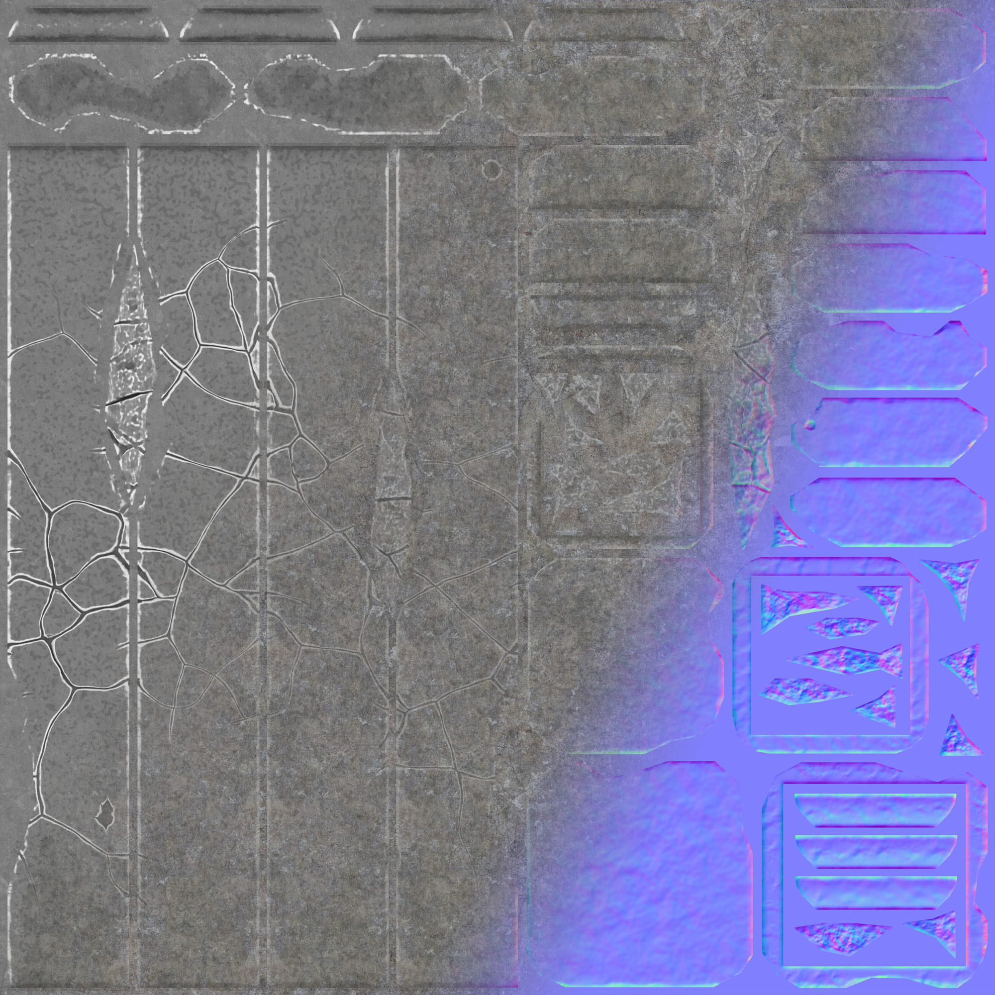 Column Set grasses - grasses - grasses - grasses Low-poly 3D model_26