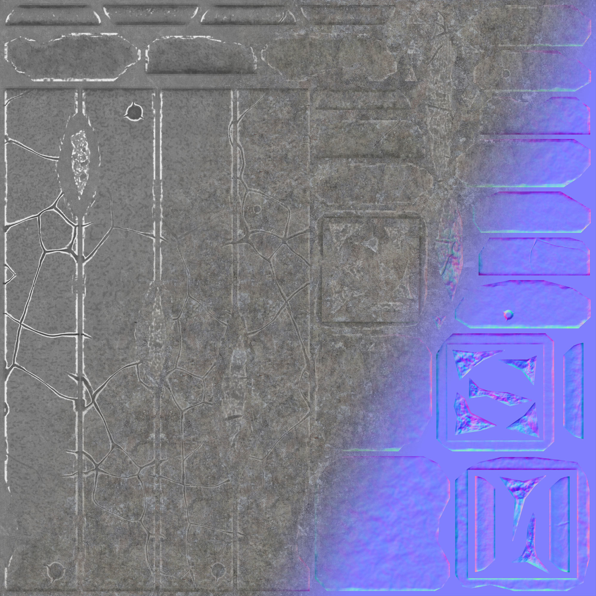 Column Set grasses - grasses - grasses - grasses Low-poly 3D model_25
