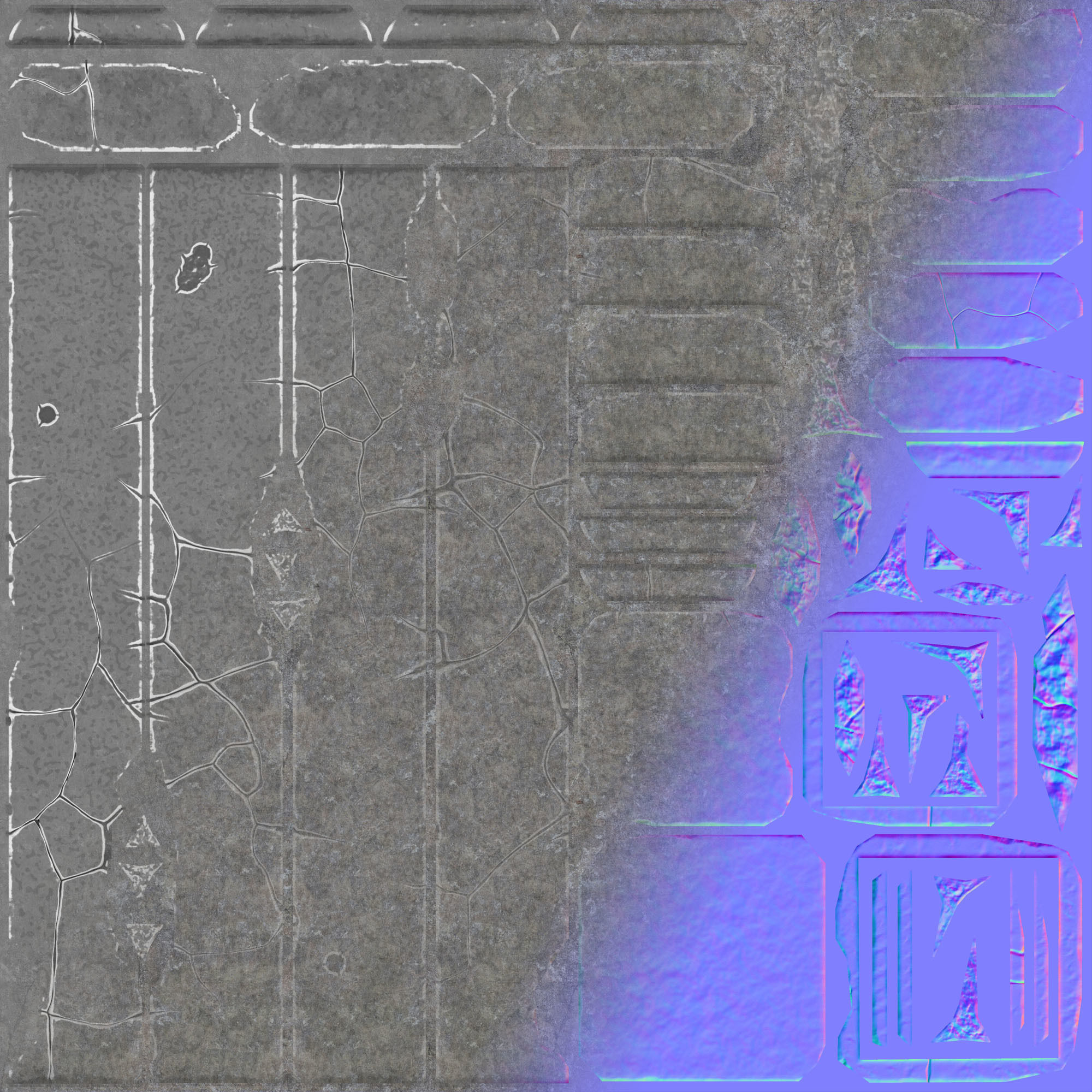 Column Set grasses - grasses - grasses - grasses Low-poly 3D model_27