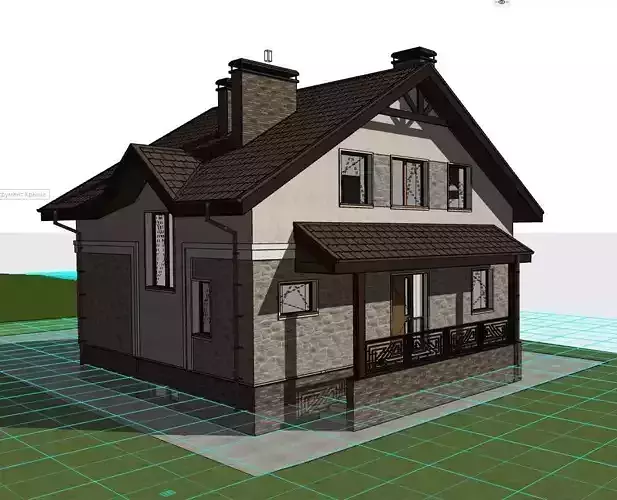 Private House complete project for assembly