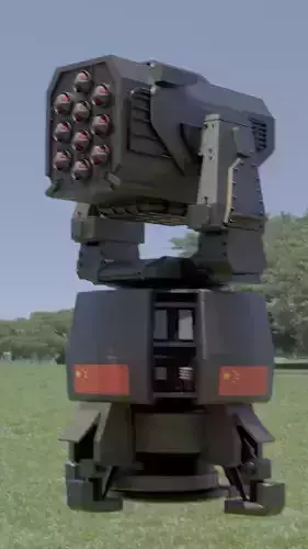 Military Turret 3D model