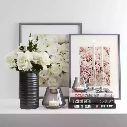 set818 roses in vase