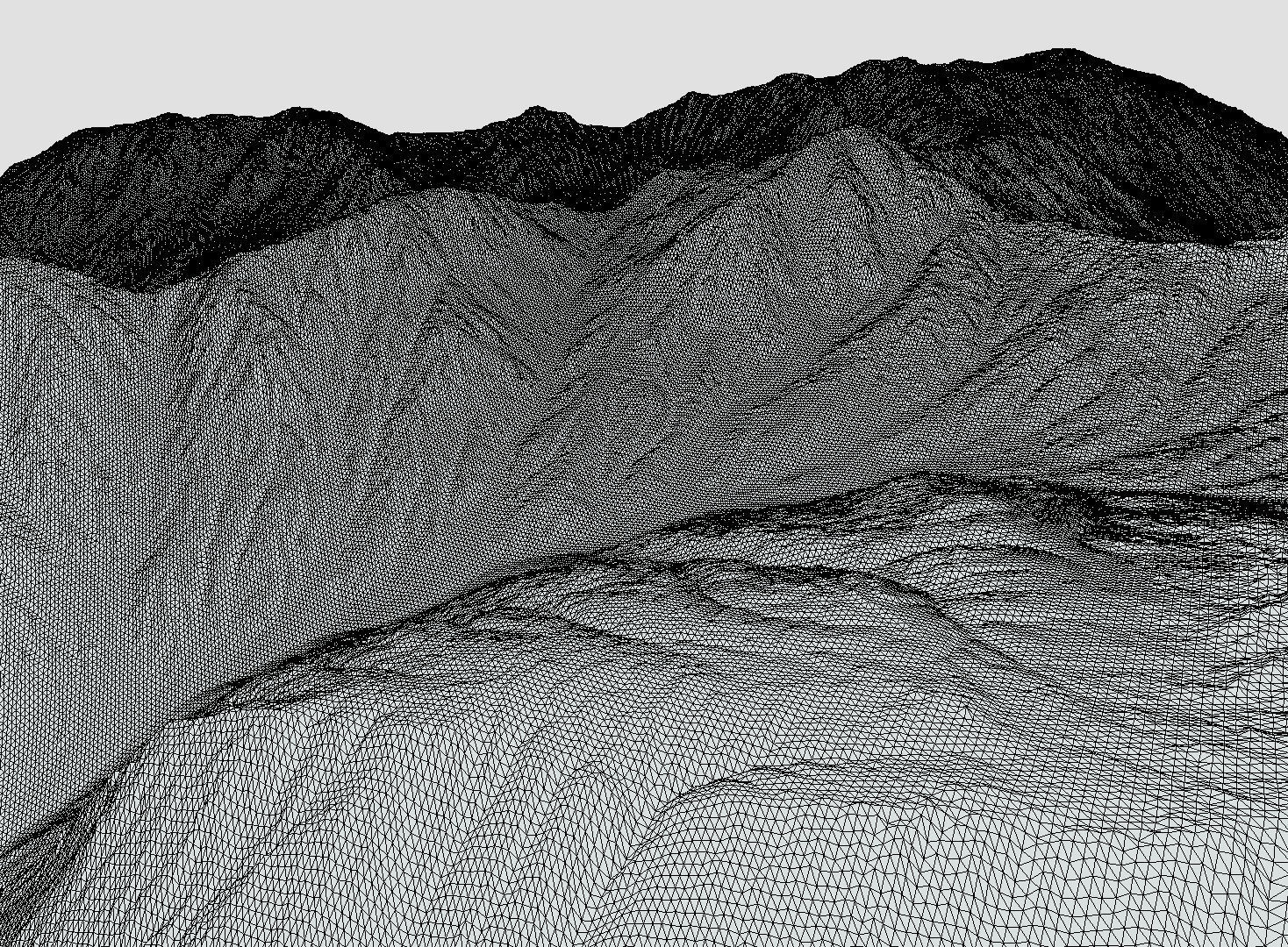 Mt Meany - Terrain Landscape Low-poly 3D model_6