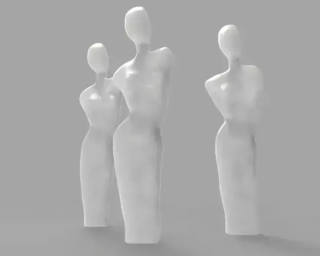 Female sculpture 3D print model