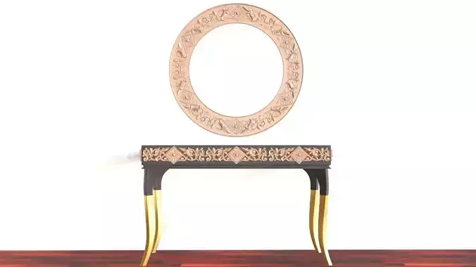 Console Mirror Table