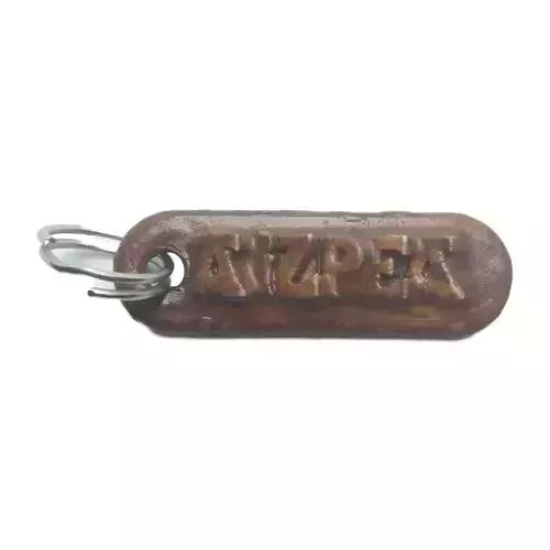AIZPEA Personalized keychain embossed letters 3D print model